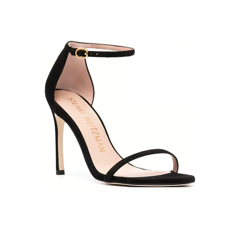 stuart weitzman Nudist 120mm Suede Sandals-2