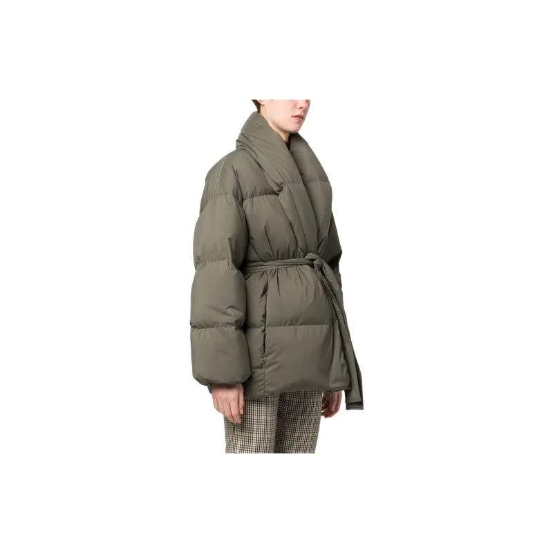Bacon Belted Quilted Coat-11
