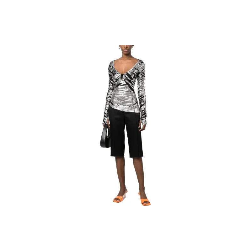 DIESEL Jackets Women's Silver-3