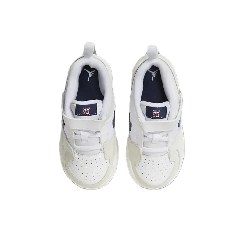 Jordan Stadium 90 Slip-Resistant Low-Top Toddler Shoes White Gray Infant And Toddler-2