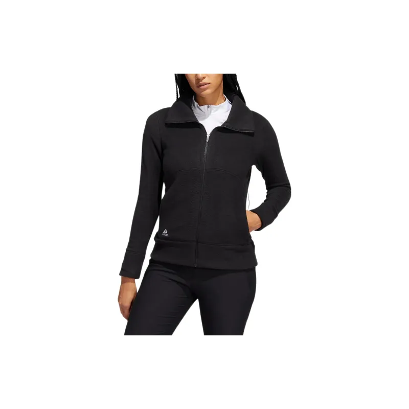 adidas Women's Polar Fleece Jacket Black-1