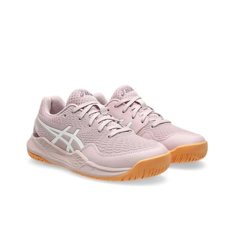 Asics Gel Resolution 9 Anti Slip Wear Resistant Low Top Kids' Training Shoes Light Pink Teenagers-2