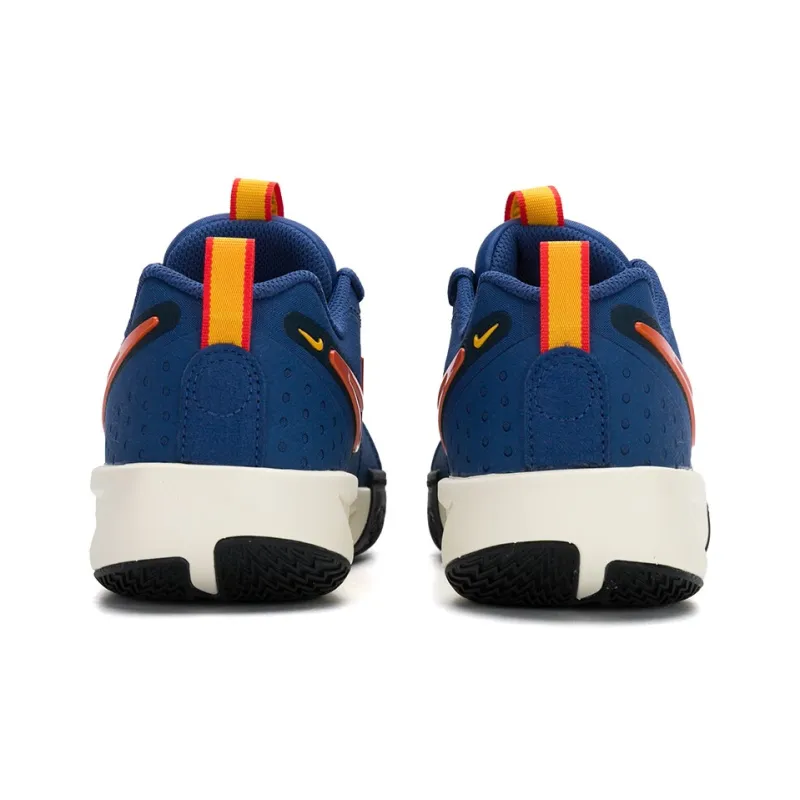 Nike Air Zoom G.T. Cut 3 Cushioning, Wear Resistant Low Top Children's Basketball Shoes Blue Orange Unisex-3