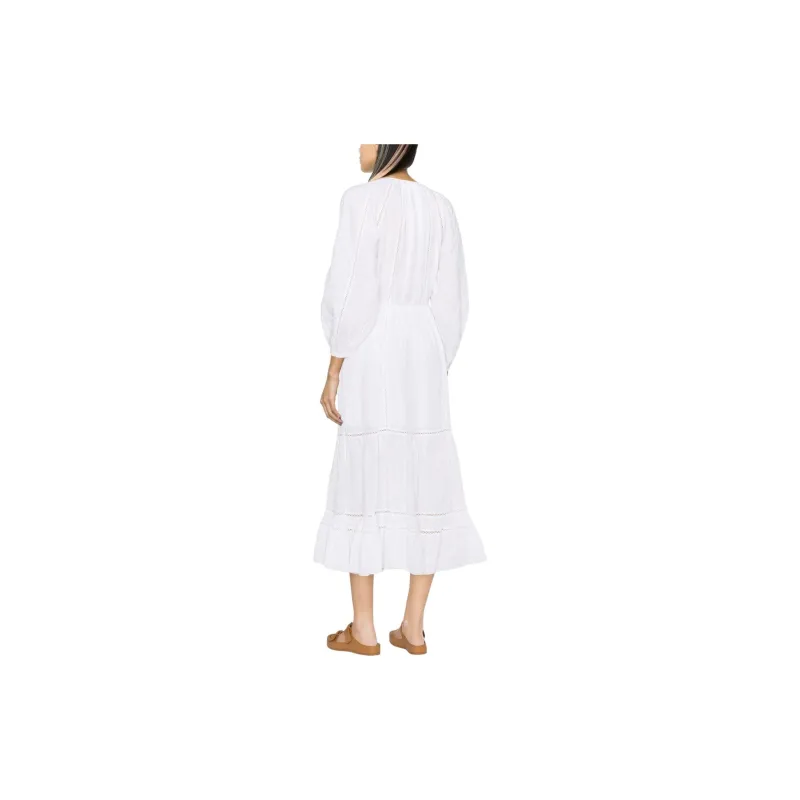 ISABEL MARANT ETOILE Latifa Flared Midi Dress-2