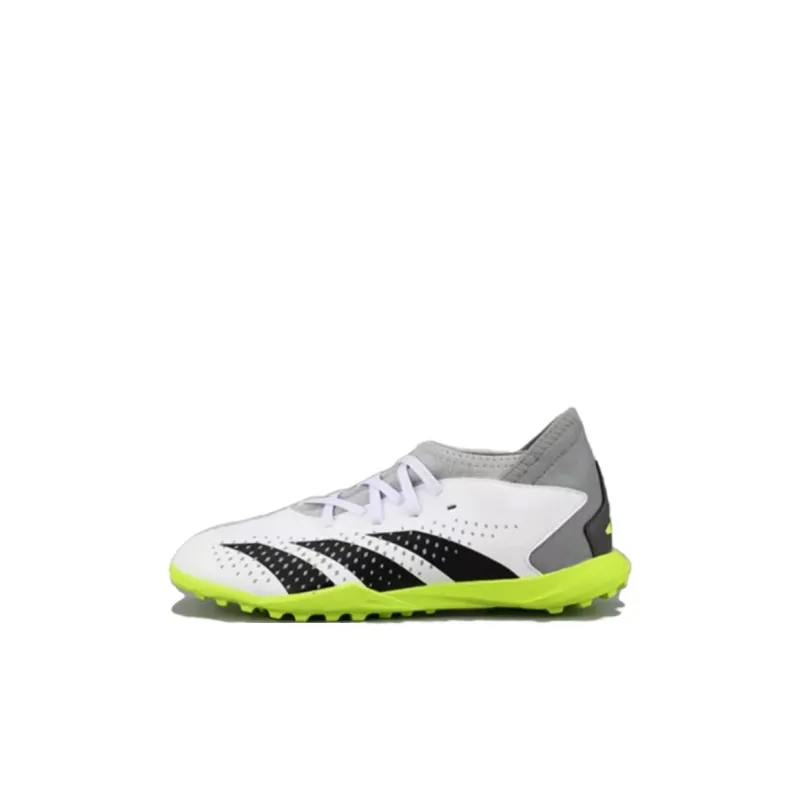 Adidas PREDATOR ACCURACY.3 Slip-Resistant Cushioning Breathable Low-Top Kids' Soccer Shoes White Green Kids'-0