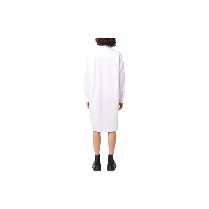 DIESEL Long-Sleeved Dresses Women's White-2