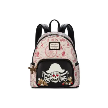 Disney Polyurethane Backpack Mini Women's White Black