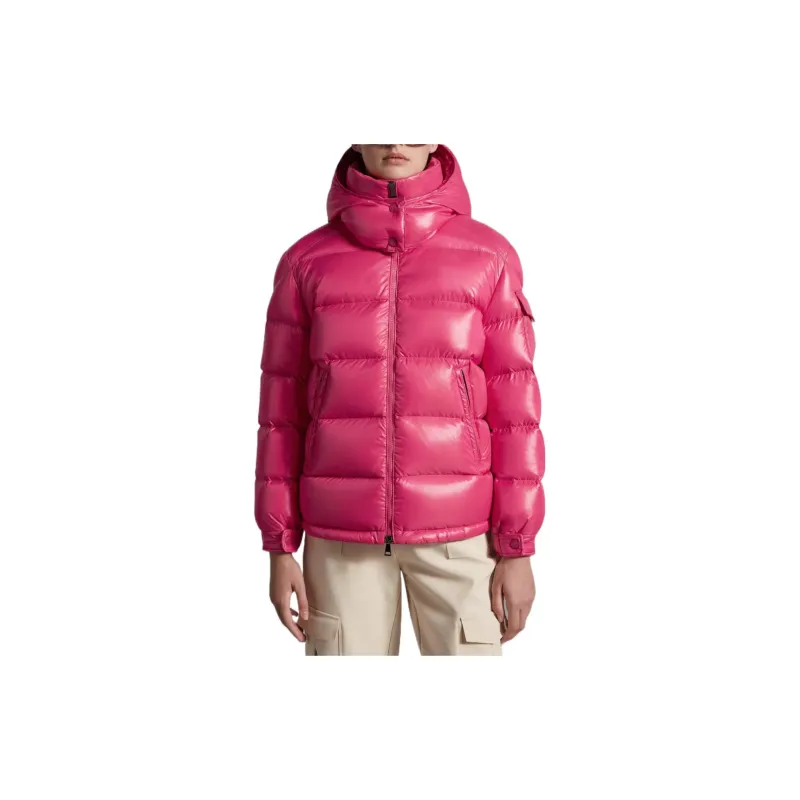 Moncler Mel Series Down Jackets Women's Peach Pink-3