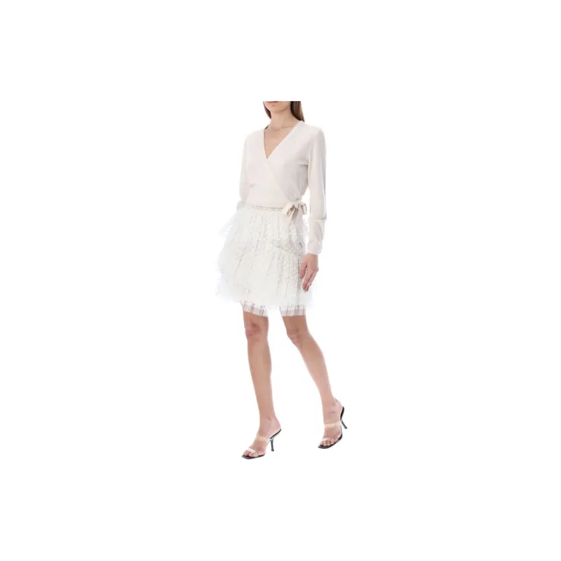 Zimmermann Casual Short Skirts Women's White-2