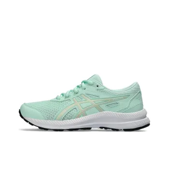 Asics Gel Contend 8 Anti Slip Wear Resistant Low Top Kids' Running Shoes Cyan Teenagers