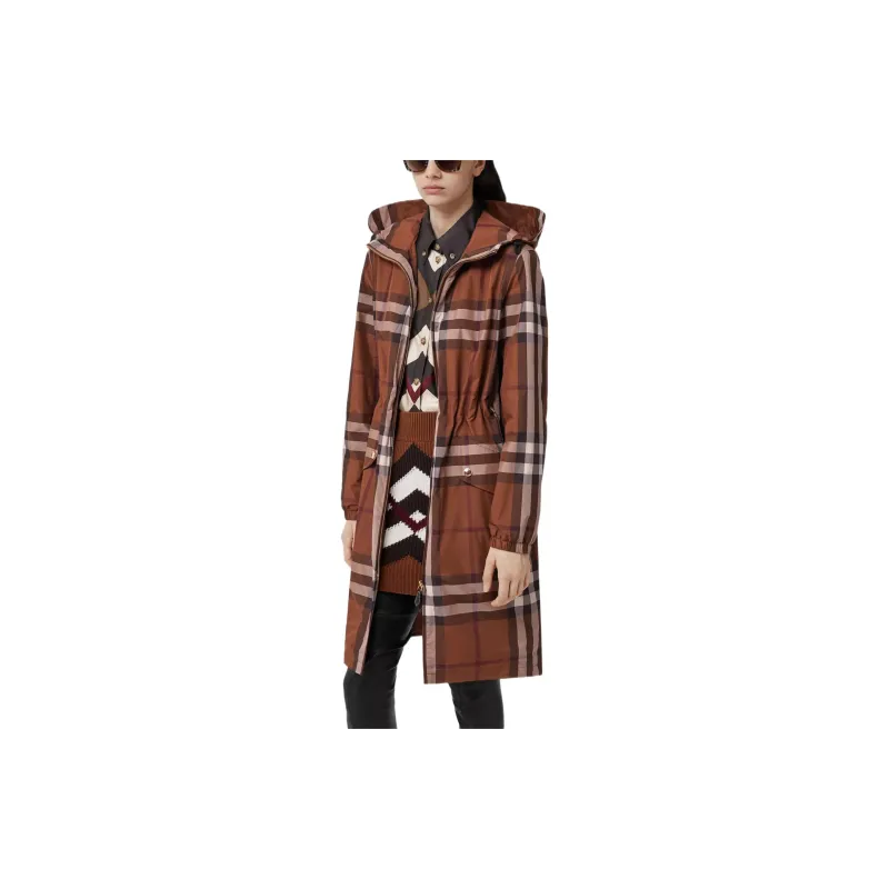 Burberry SS22 Coats Women's Brown-3