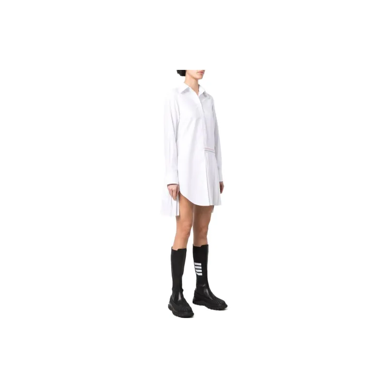 THOM BROWNE Long Sleeved Dresses Women's White-3