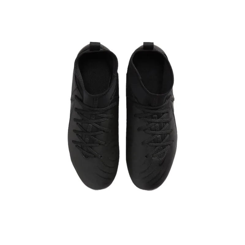 Nike Phantom Luna 2 Anti Slip Wear Resistant High Top Kids' Soccer Shoes Black Kids'-3