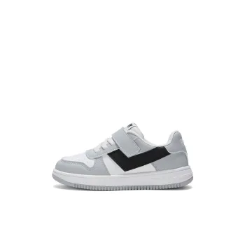 PONY CITY WINGS Anti Slip Wear Resistant Low Top Kids' Skateboarding Shoes Gray White Black Kids'