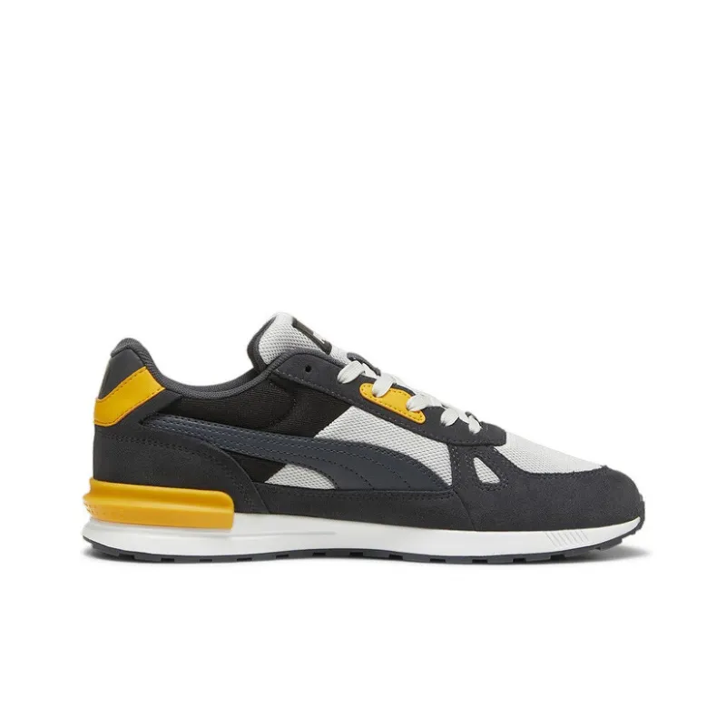 PUMA Graviton Pro Anti Slip Wear Resistant Low Top Casual Shoes Unisex Black Gray Color-1
