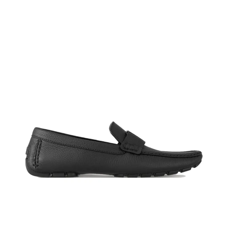 LOUIS VUITTON Monte Carlo Moccasin Shoes 'Black Plain'-1