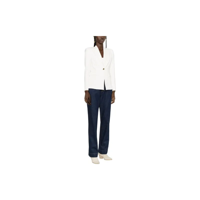 PINKO Business Suits Coats Women's White-3