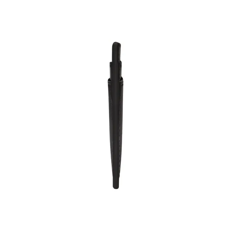 SAINT LAURENT Cow Leather Card Clip Card Holder Men's Black-1