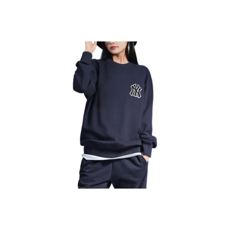 MLB Cashew Flower Sweatshirts Women's Dark Blue-4