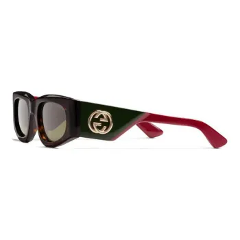 GUCCI Rectangle Frame Sunglasses
