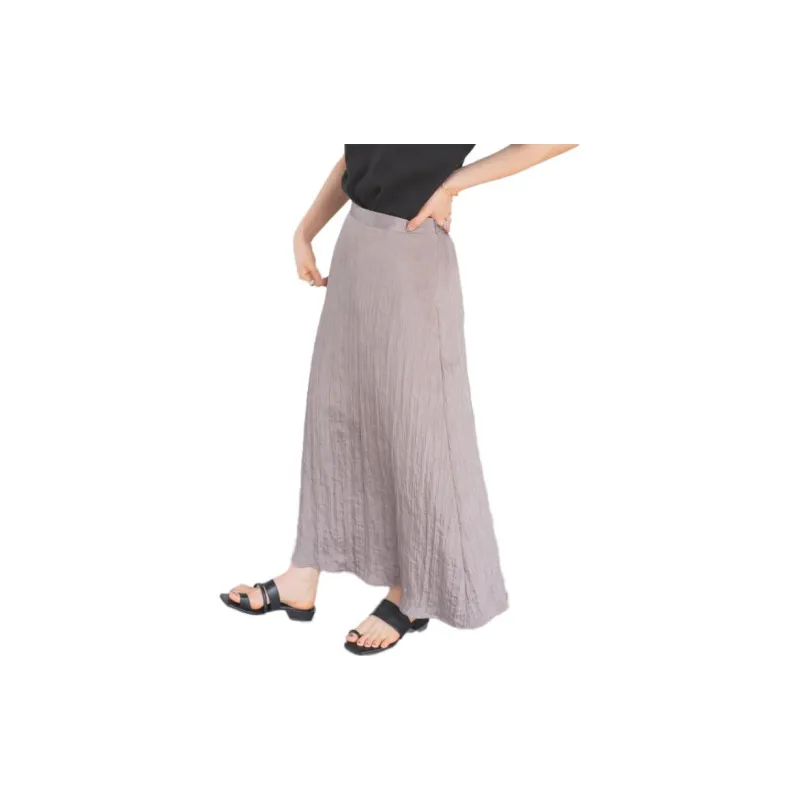 Beams Casual Long Skirts Women's Greige-4