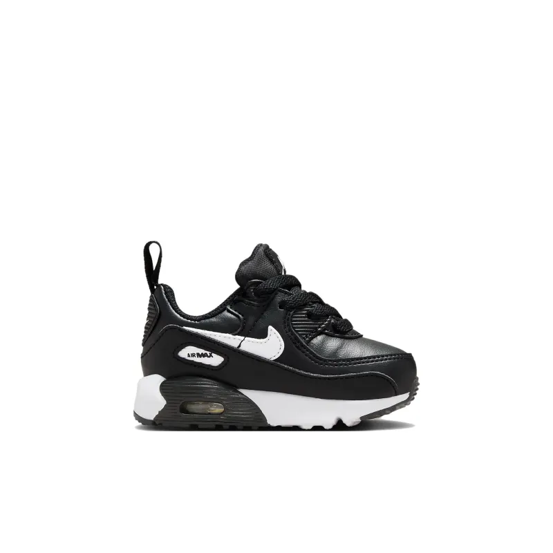 Nike Air Max 90 EasyOn Slip Resistant Anti Kick Low Top Toddler Shoes Black White Infant And Toddler-1