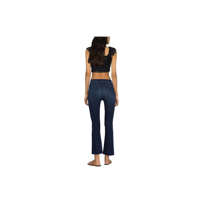 MOTHER The Insider Cropped Jeans-3