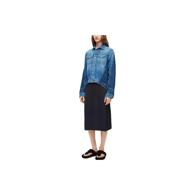 LOEWE Denim Jackets Women's Blue-3