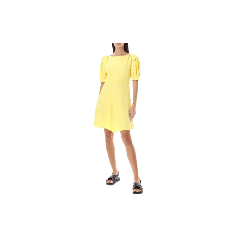 MARNI Short-Sleeved Dresses Women's Yellow-1