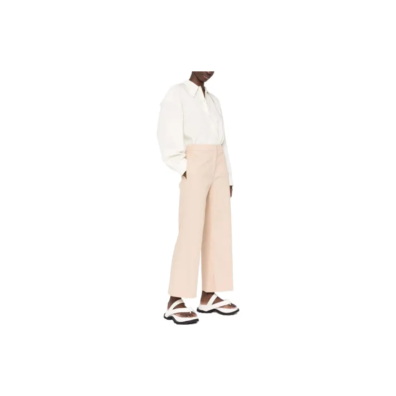 JIL SANDER Wide Leg Pocketed Trousers-3