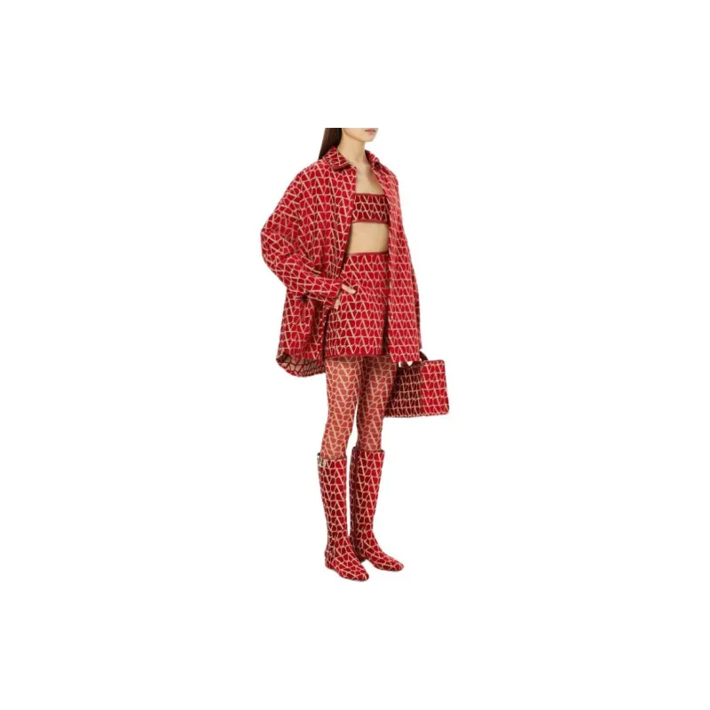Valentino ROSSO Chinese New Year Casual Shorts Women's Red-2