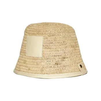 Jacquemus Logo Patch Bucket Hat