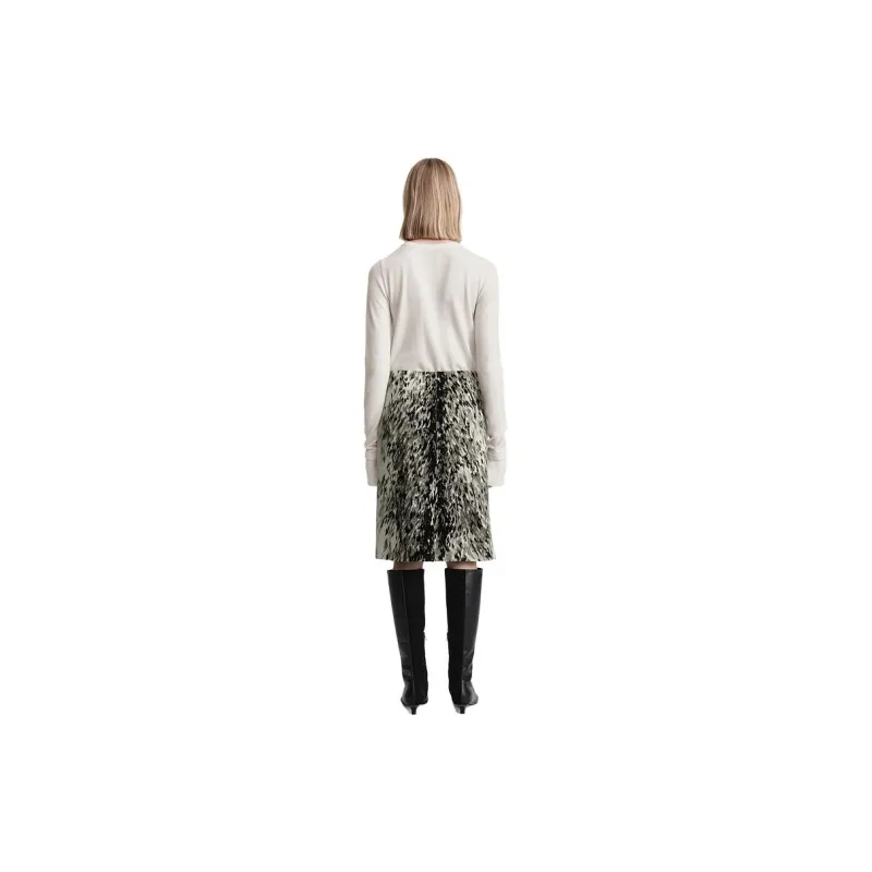 TOTEME Abstract-print Midi Skirt-1