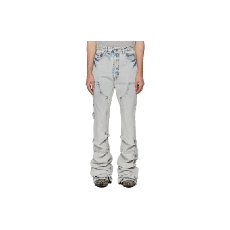 WE11DONE SS24 Jeans Men's Light Blue-3