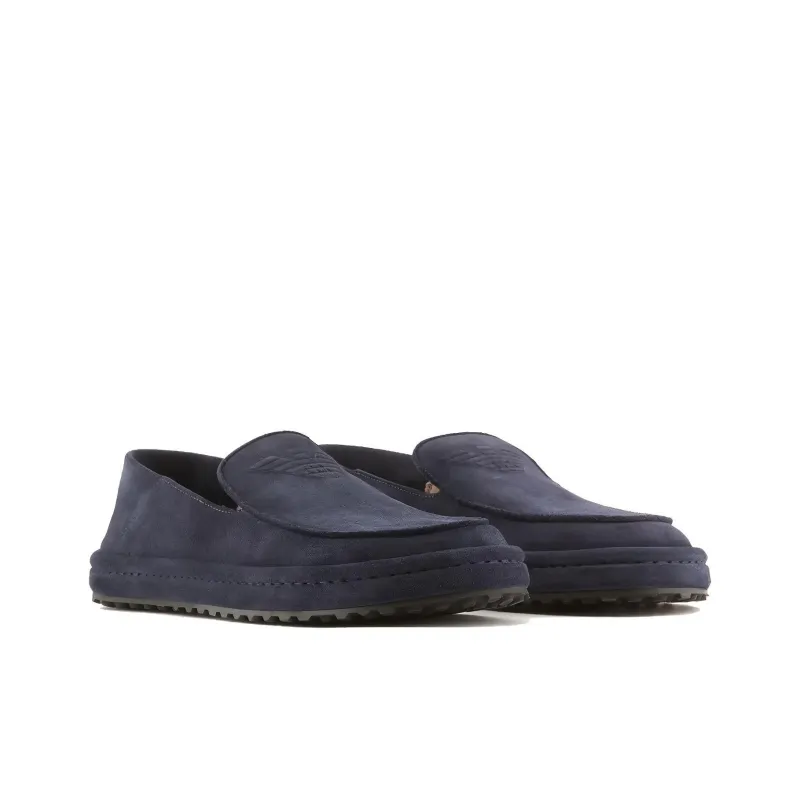 EMPORIO ARMANI Loafers Men's Blue-2