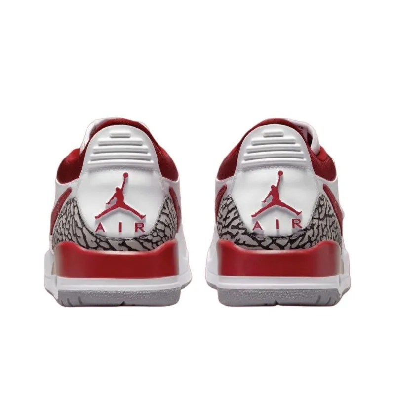 Air Jordan Legacy 312 Low 'White Cement Gym Red' Women's-4