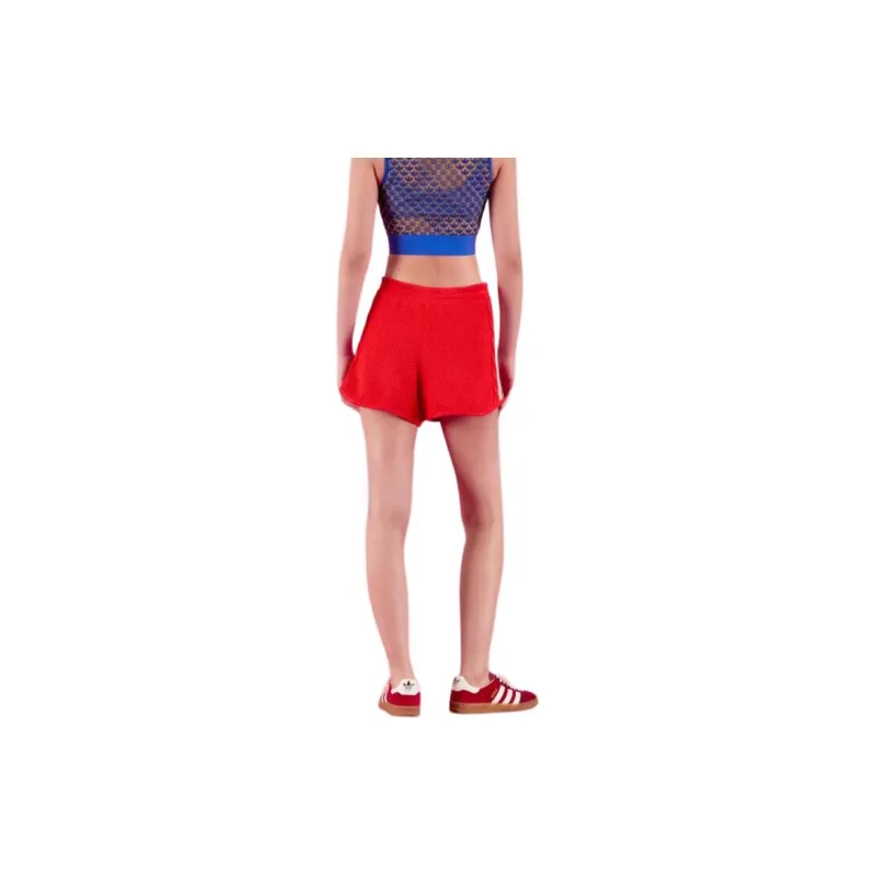 GUCCI X Adidas Knit Shorts Red-5