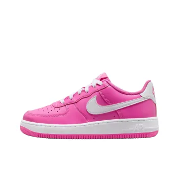 Nike Air Force 1 Anti Slip Wear Resistant Low Top Kids' Skateboarding Shoes Pink Teenagers