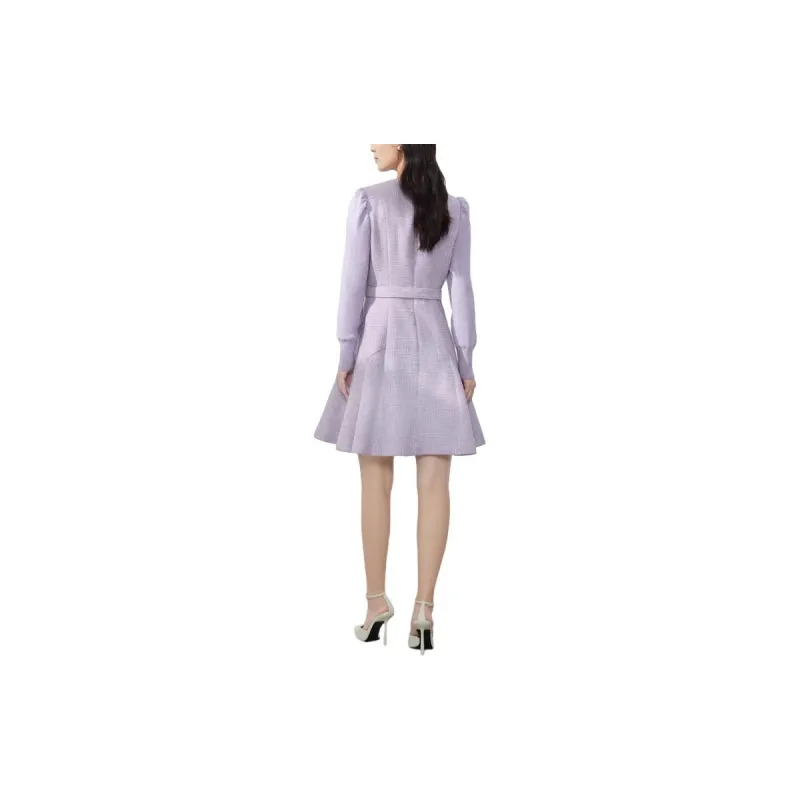 JZ. ANNAKRO Long Sleeved Dresses Women's Purple-3