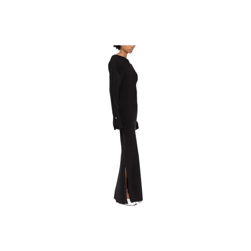 MARNI Long-Sleeved Dresses Women's Black-3
