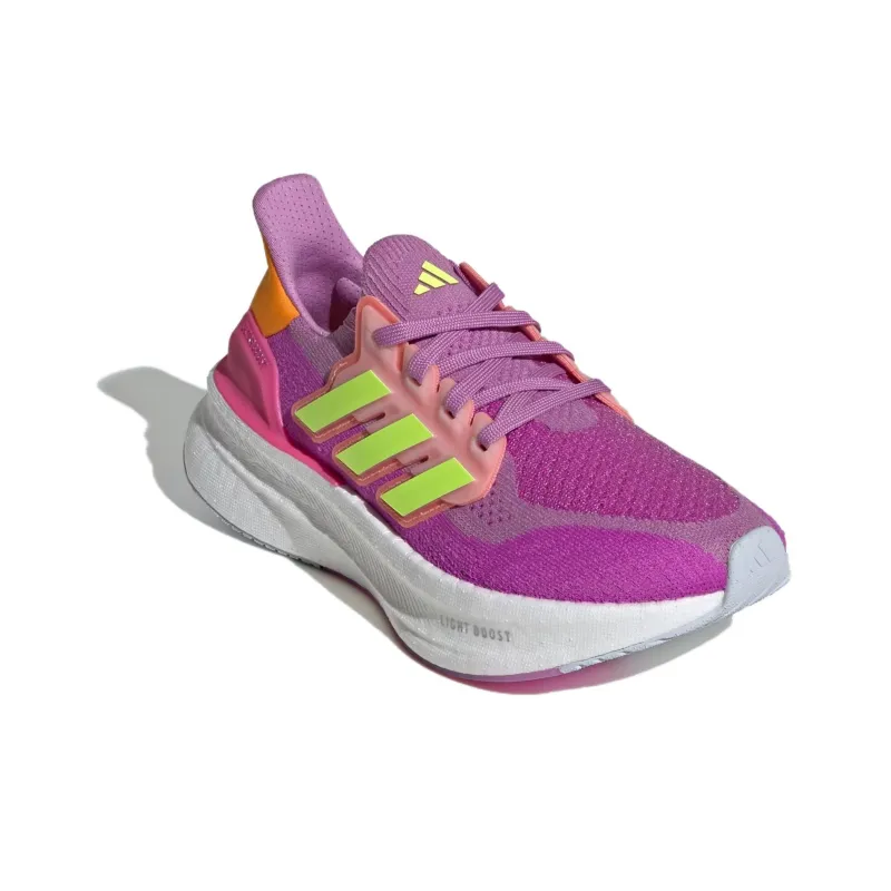 Adidas Ultraboost 5.0 Anti Kick, Abrasion Resistant, And Breathable Low Top Kids' Running Shoes Purple Yellow Teenagers-2