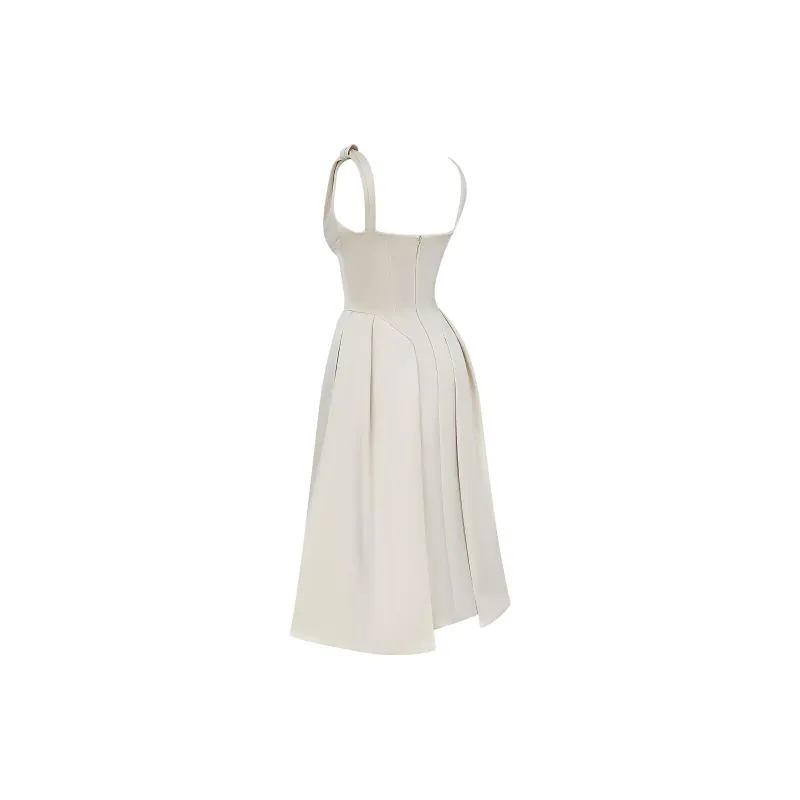 HOUSE OF CB Paloma Slip Dresses Women's CREAM/Cream-8