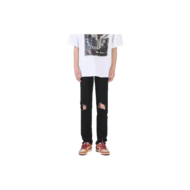 Michael Rock Jeans Unisex Black-3