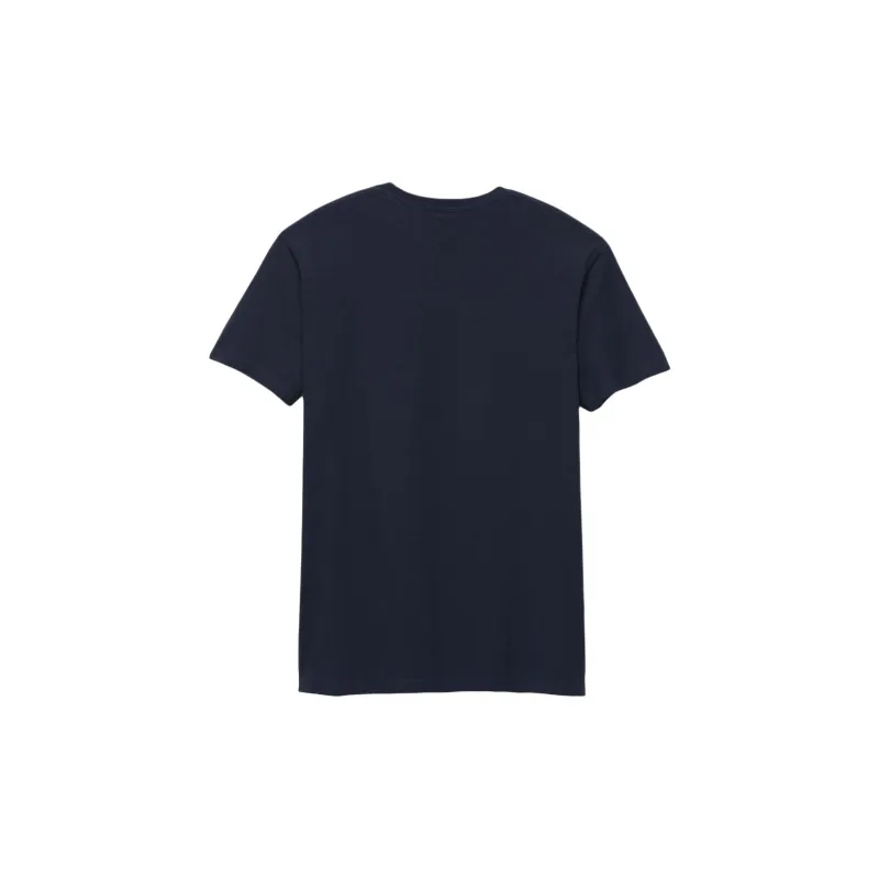Vans Left Chest Logo T-Shirt Unisex Navy Blue / White-1