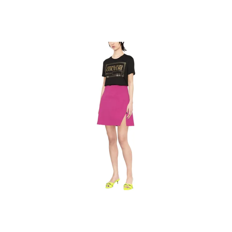 VERSACE JEANS COUTURE T Shirts Women's Black-3