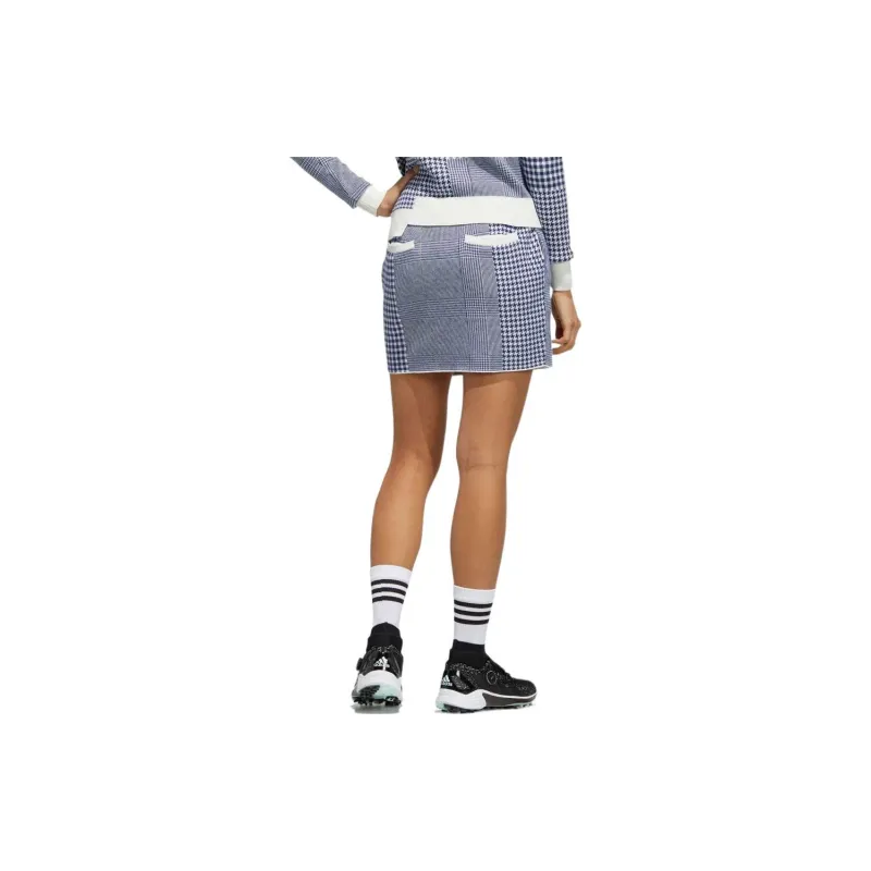 Adidas Casual Short Skirts Women's Marine Blue-2