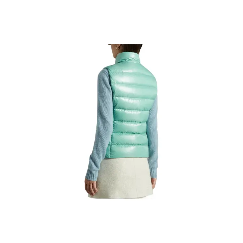 Moncler Ghany Series Vests Women's Green-2