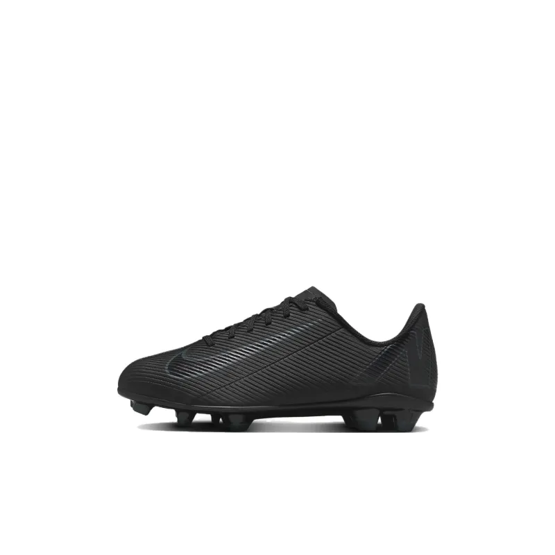 Nike Mercurial Vapor 16 Anti Slip Wear Resistant Low Top Kids' Soccer Shoes Black Kids'-0