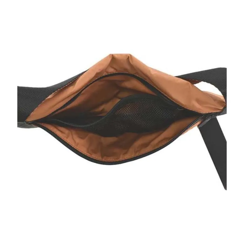 Y 3 Polyester Shoulder Bag Regular Unisex Orange & Black-3
