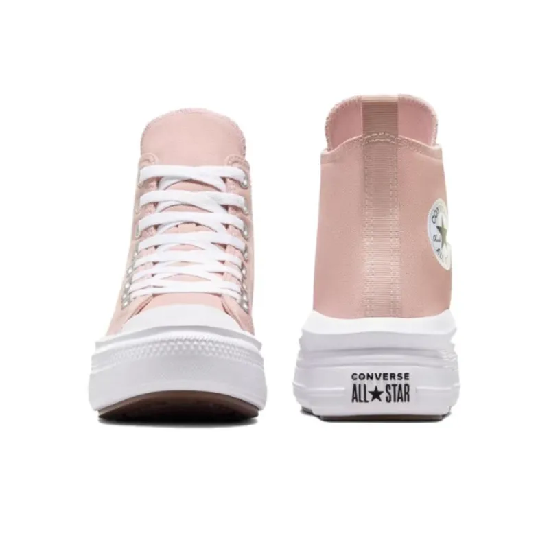 Converse All Star Move Anti Slip Wear Resistant High Top Kids Canvas Shoes Light Pink Teenagers-5